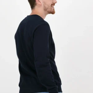 magasin en ligne Calvin Klein Chandail Iconic Monogram Crewneck En Bleu 9