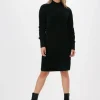 Calvin Klein Mini Robe Fluffy Sweater Dress En Noir Retour gratuit en magasin. 19