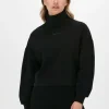 de garantie authentique Calvin Klein Col Roulé Logo Trim Roll Neck En Noir 19