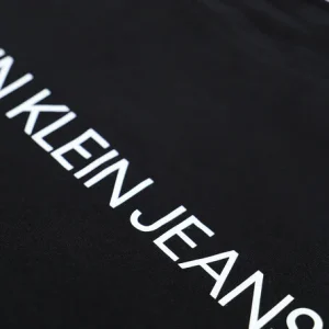Calvin Klein T-shirt Core Instit Logo Slim Fit Tee En Noir excellent qulity 15