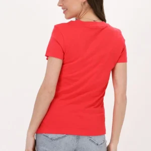 Calvin Klein T-shirt Monogram Slim Tee En Rouge REMISE 9