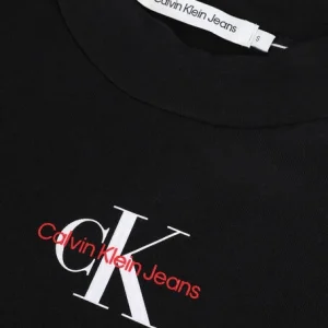 Calvin Klein T-shirt Monogram Boyfriend Fit Tee En Noir vente en ligne 15