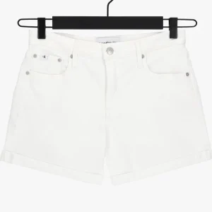 Calvin Klein Pantalon Court Mid Rise Short Bleu Clair comparez les prix 13