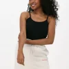 site officiel Calvin Klein Haut Ck Rib Strappy Top En Noir 17