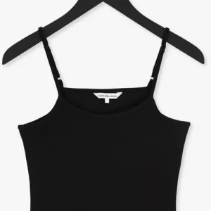 site officiel Calvin Klein Haut Ck Rib Strappy Top En Noir 13