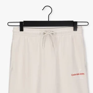 Calvin Klein Mini-jupe Two Tone Monogram Skirt Blanc authentiques 13
