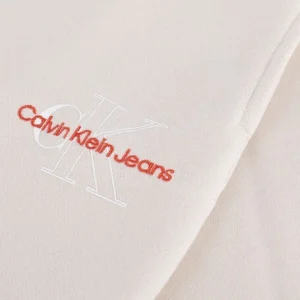 Calvin Klein Mini-jupe Two Tone Monogram Skirt Blanc authentiques 15