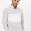 offre spéciale Calvin Klein Pull Textured Blocking Sweater Sable 17
