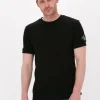 Calvin Klein T-shirt Monogram Badge Waffle Ss Tee En Noir en ligne officielle 17