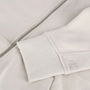 en vente Calvin Klein Gilet Stacked Logo Zip-through En Beige 15