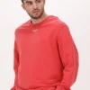 jusqu'à Calvin Klein Chandail Stacked Logo Crew Neck En Orange 19
