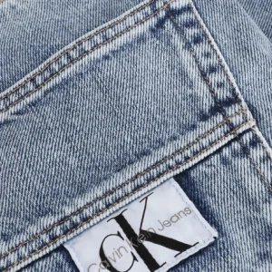Calvin Klein Straight Leg Jeans Dad Jean Bleu Clair Distributeur Officiel 15