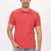 beauté Calvin Klein T-shirt Stacked Logo Tee En Orange 17