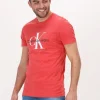 à prix très bas Calvin Klein T-shirt Seasonal Monogram Tee En Orange 17