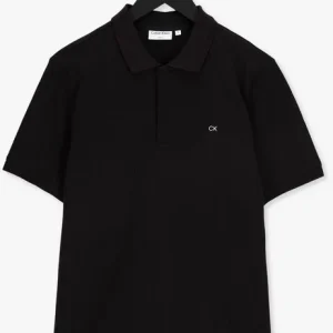 Calvin Klein Polo Stretch Pique Slim Polo En Noir Nouvelle tendance 13