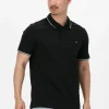 Calvin Klein Polo Stretch Pique Tipping Slim Polo En Noir Authenticité garantie 17
