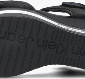 Calvin Klein Wedge Sandal Sling Sandales En Noir se précipiter pour acheter 14