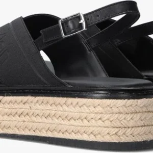 Paiement sécurisé Calvin Klein Flatform Wedge Sandal He Sandales En Noir 11