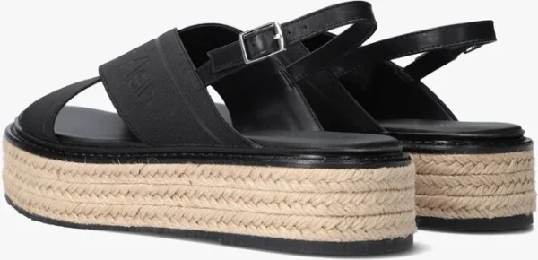 Paiement sécurisé Calvin Klein Flatform Wedge Sandal He Sandales En Noir 4