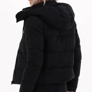 soldes de Noël Calvin Klein Veste Matelassé Mw Non-down Short Puffer En Noir 9