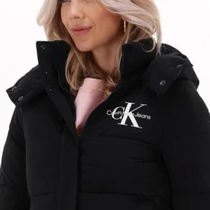 soldes de Noël Calvin Klein Veste Matelassé Mw Non-down Short Puffer En Noir 11