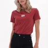 site pas cher Calvin Klein T-shirt Badge Seaming Tee Rouiller 17
