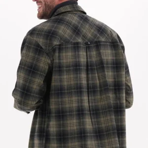 prix abordable Calvin Klein Surchemise Contrast Pocket Check Overshirt En Vert 9