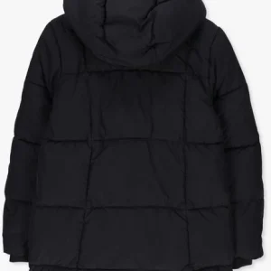 Calvin Klein Veste Matelassé Long Quilted Puffer Coat En Noir marque pas cher 9