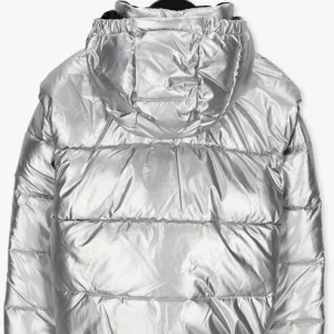 Calvin Klein Veste Matelassé 2 In 1 Metallic Puffer Jacket En Argent Les achats en ligne 9