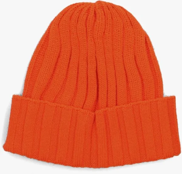 soldes de Noël Calvin Klein Monogram Rib Beanie Bonnet En Rouge 3