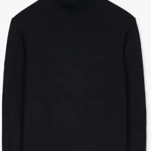 en ligne Calvin Klein Col Roulé Superior Wool Turtle Neck En Noir 13