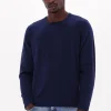 fashion pas cher Calvin Klein Chandail Superior Wool Crew Neck Sweater Bleu Foncé 19