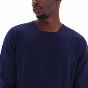 fashion pas cher Calvin Klein Chandail Superior Wool Crew Neck Sweater Bleu Foncé 11