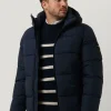 boutique pas cher Calvin Klein Veste Matelassé Crinkle Nylon Puffer Jacket Bleu Foncé 17