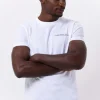 Promotio de vente Calvin Klein T-shirt Chest Institutional En Blanc 17