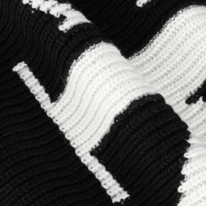 Calvin Klein Pull Blown Up Ck High Neck Sweater En Noir Retour gratuit en magasin. 15