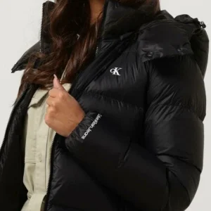 Calvin Klein Veste Matelassé Ck Mw Down Short Puffer En Noir vente luxe pas cher 11