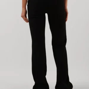 Calvin Klein Pantalon évasé Elongated Rib Pants En Noir Paris 9