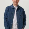 a Prix Discount Calvin Klein Veste En Jean Relaxed Linear Denim Shirt En Bleu 19