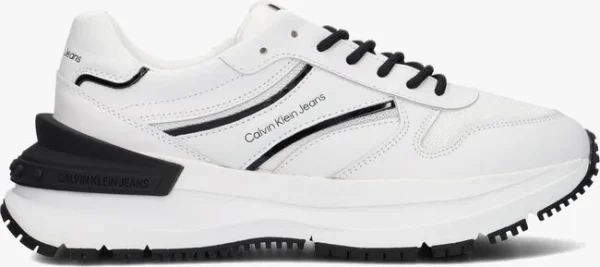 à prix très bas Calvin Klein Chunky Ribbon Baskets Basses En Blanc 1