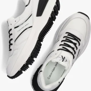 à prix très bas Calvin Klein Chunky Ribbon Baskets Basses En Blanc 16
