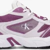 Meilleur Prix Garanti Calvin Klein Retro Tennis Dames Baskets Basses En Violet 20