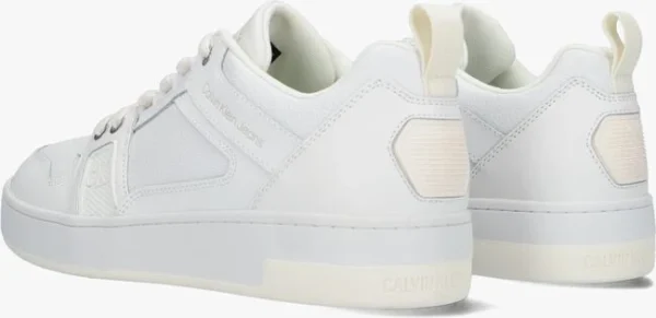 prix abordable Calvin Klein Basket Cupsole R Insert Baskets Basses En Blanc 4