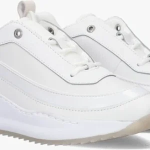 Calvin Klein Internal Wedge Baskets Basses En Blanc SOLDES TOUT À 10