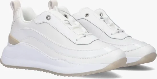 Calvin Klein Internal Wedge Baskets Basses En Blanc SOLDES TOUT À 3