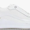 Calvin Klein Internal Wedge Baskets Basses En Blanc SOLDES TOUT À 19