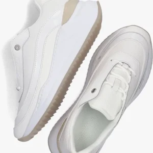 Calvin Klein Internal Wedge Baskets Basses En Blanc SOLDES TOUT À 16
