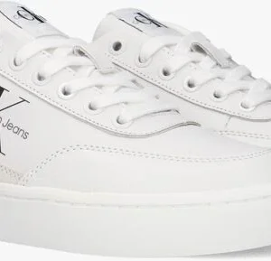 Calvin Klein Classic Cupsole Baskets Basses En Blanc prix de gros 9