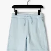 Calvin Klein Pantalon Courte Raised Embro Logo Shorts Bleu Clair De Qualité 11