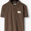 Calvin Klein Polo Badge Pique Ss Polo En Vert excellents soldes 10
